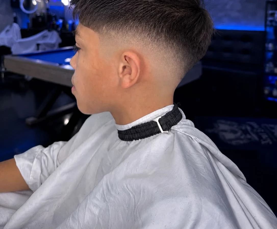 Beard and haircut finish by Adan Flores at Next Level Barbershop in Orange, California.